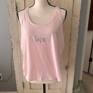 Victorias Secret Love Pink Racerback Top